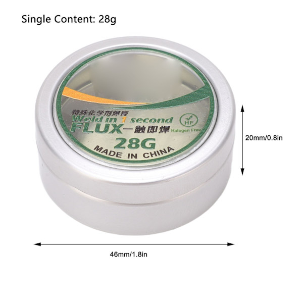 4 stk Loddetip-opfrisker Rensningspaste Effektiv Rengøring Deoxidering Loddejern Tip Tin Paste 28g
