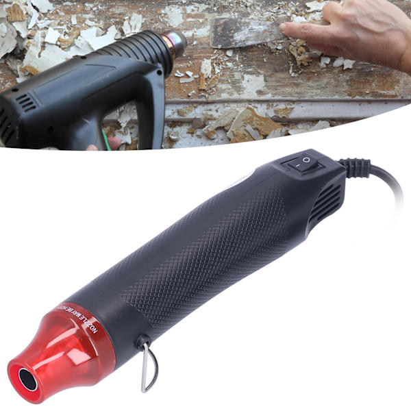 Mini Varmepistol Bærbar Praktisk Robust Holdbar Effektiv Håndholdt Varmeluftpistol til DIY EU Stik 230V