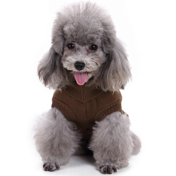 Kæledyrs vinter sweater Solid hundesweater Kæledyrsbipod l