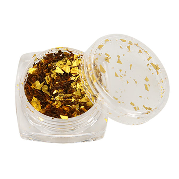 6 Ask / Set Ultratunna Nagelkonst Glitter Glimmande Sekvenser Nagelkonst Dekorationer DIY Verktyg (A)