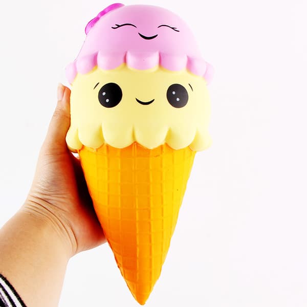 23 cm Squishy C?Ne CrèMe GlacéE Tuoksuva Iso Antistressilelu