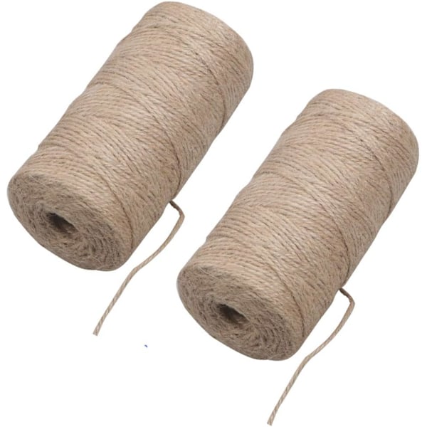 Styrka och hållbarhet i naturlig jutetråd, miljövänlig fiber av hög kvalitet med perfekt tjocklek, mångsidig användning inom hantverk och trädgårdsskötsel
