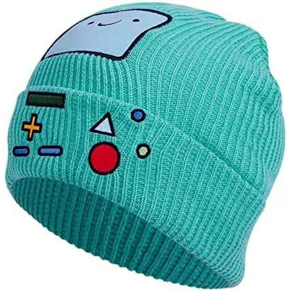 Grønn, One Size Høst/Vinter Strikket Lue Cartoon Adventure Time