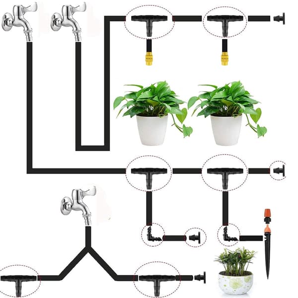 Kuparin atomisointisuihkun sarja - 10 suutinta + 10 4/7 mm litteää suuta kolmella osalla