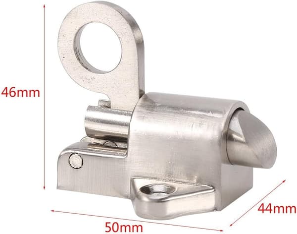 Fönsterdörrlås i aluminium, studsring, fjäderbelastat dörrlås