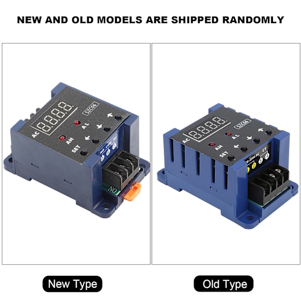 SZC06 AC Digitaalinen Ampeerimittari 0.3‑50A Mittausalue Ylä- ja Alaraja Hälytys Viive Relä Ilmaisin AC110‑220V