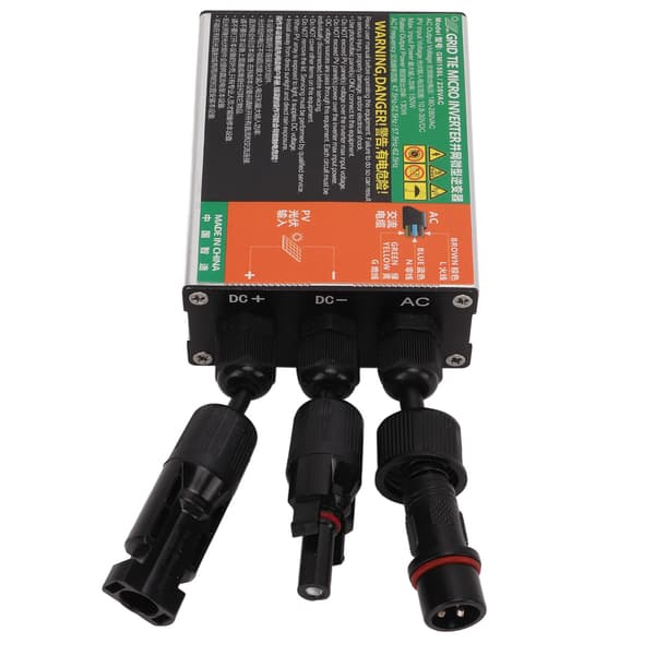 Solar Grid Tie Inverter 150W 230V 10.8V til 30V DC Input til AC 180V til 280V Output Grid Tie Micro Inverter til Udendørs