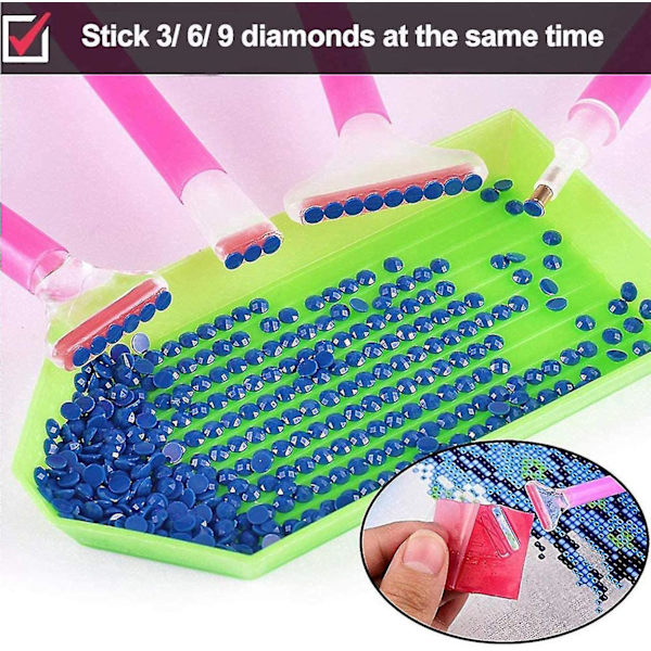 77 st 5D diamantmålningssatser verktygssats DIY broderihantverk kors