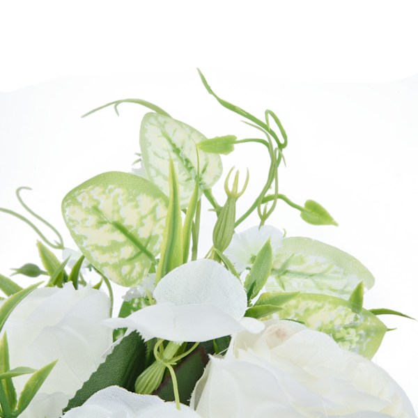 Bryllupsgang Stole Dekorationer Kunstige Stole Blomster med Draperier til Festfotografering Bryllup