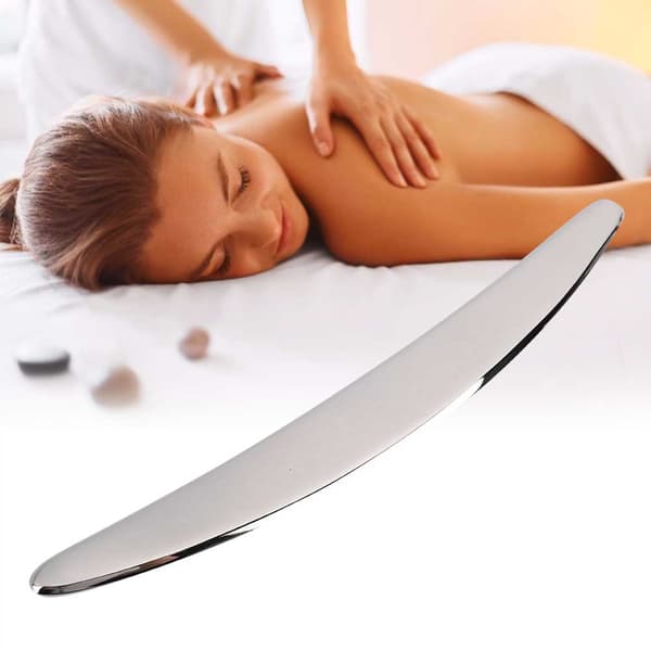 304 Rustfrit Stål IASTM Gua Sha Board Akupunktur Skrabningsmassageværktøj