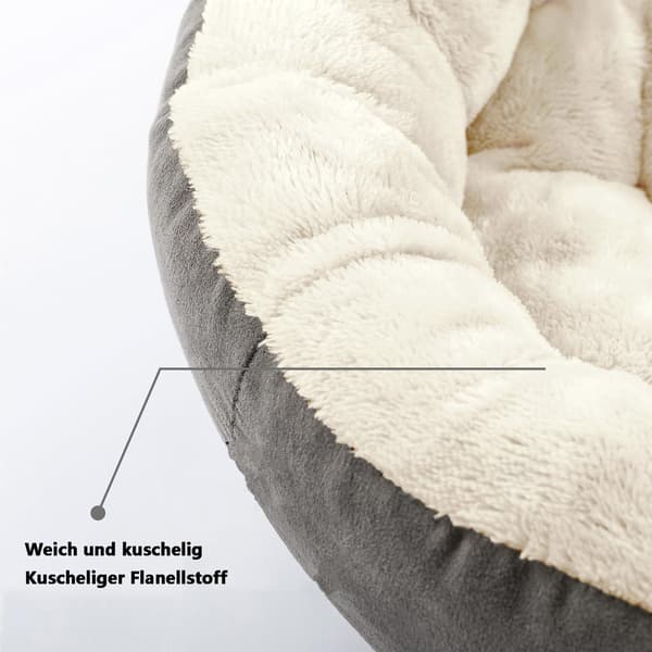 Amazon Pop Pyöreä Lämmin Lemmikkikennel xs Tummanharmaa