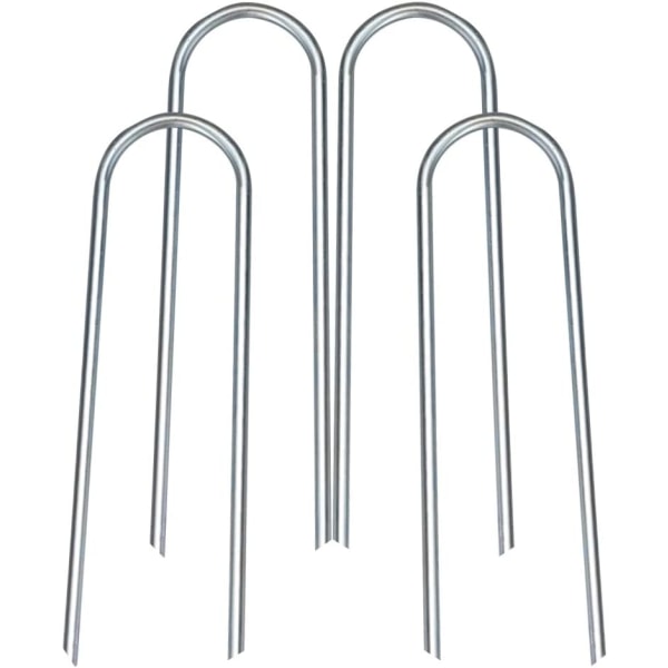 12st U-formad Spike Lawn Turf Spike, stabil gräsmatta