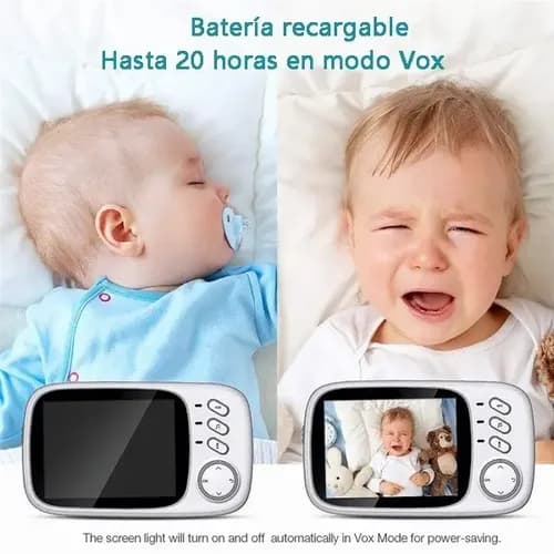 Trådløs babymonitor med nattsyn og lyd