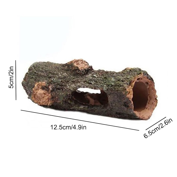 Harpiks Akvarium Ornament Hullet Trestamme Fiskekum Tre Logg Landskap Fiskekum Dekorasjon