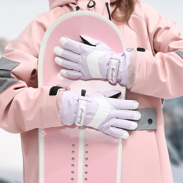 Vandtætte Åndbare Snowboardhandsker, Isolerede Varme Vinter Snehandsker, Passer til både Mænd og Kvinder