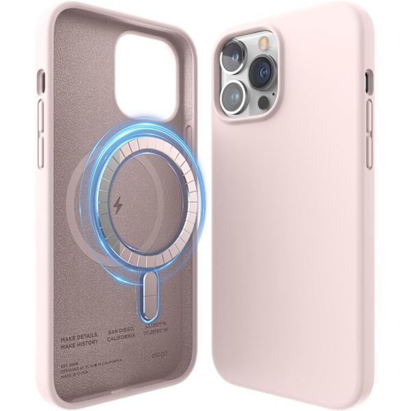 MagSafe skyddsfodral iPhone 13 Pro Max APPLE silikon rosa