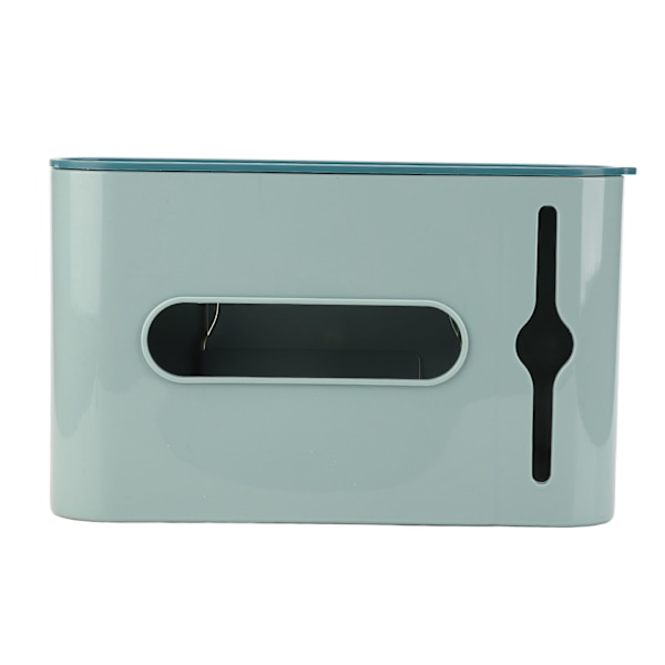 Indkøbspose Dispenser med Synligt Vindue Design Stor Kapacitet Støvsikkert Låg Plastikpose Organizer til Køkken Soveværelse Grøn