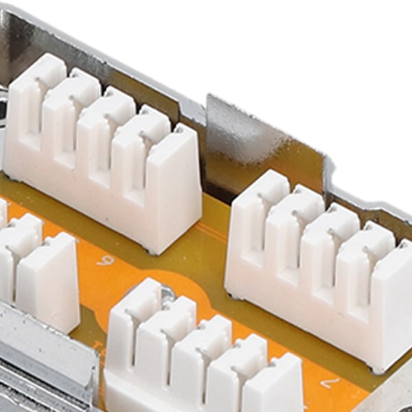 CAT6 kopplingsdosa ABS-plast RJ45 enkelport skärmad nätverksanslutningsbox med modul