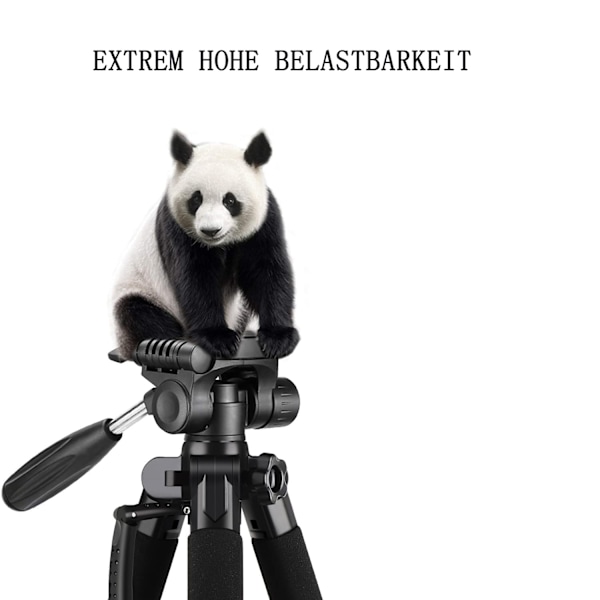 Justerbart Höjd Stativ, Professionellt 143cm Stativ med Hållbar Konstruktion för Kamera DSLR, Snabbkopplingsplattor för Enkelt Kamerabyte, Bred