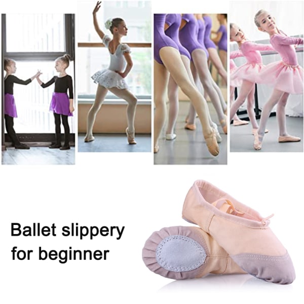 Premium Ægte Baby Ballet Slippers/Ballet Sko (Småbørn/Lille