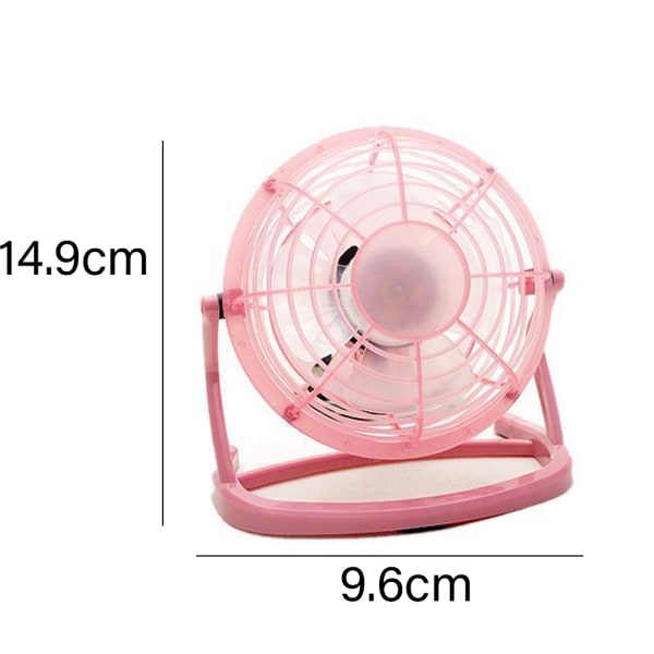 Mini tyst fläkt med metallkonstruktion och starkt luftflöde och Pink 97b1 |  Pink | Fyndiq