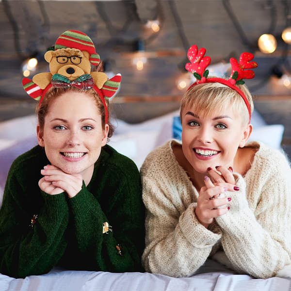Julehårbøjle Julehat Julekostume tilbehør, damer, mænd, Børn Julefest