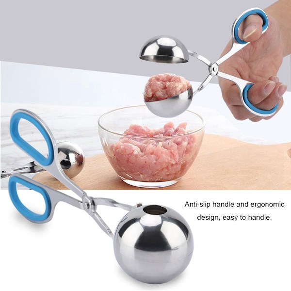 Premium Köttbullsformare, Rostfritt Stål Non-Stick Matberedningsverktyg För Enkel Rengöring, Ergonomisk Design, Multifunktionellt Kökstillbehör För Din