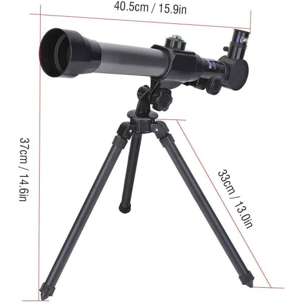 Astronomiskt teleskop, bärbart och kraftfullt, enkelt att montera