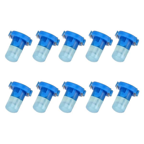 10 stk 2W T3 Wedge LED-lys for instrumentpanel Blue Light
