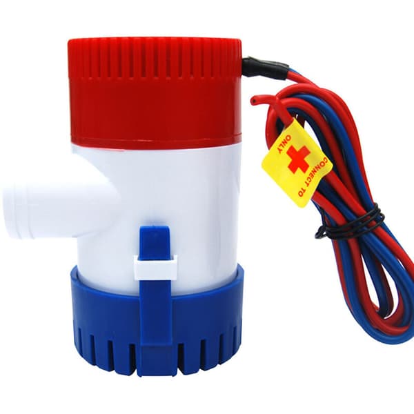 Länspump 350GPH DC 12V Elektrisk Vattenpump för Dränkbar Sjöfart