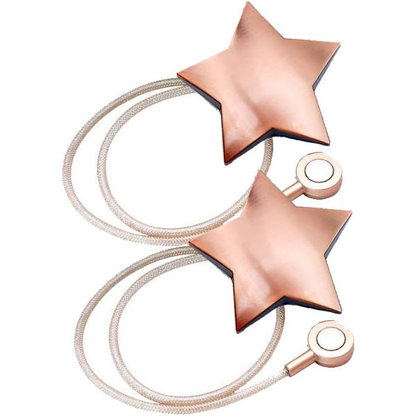 Nye Alloy Star Magnetiske Gardinbindere Dekoration Gardin Spænde Dr