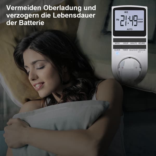 Smarte digitale timerstik, bred anvendelse til styring af husholdningsapparater, 24 timers 7 dages fleksibel programmering til at forbedre din daglige rutine