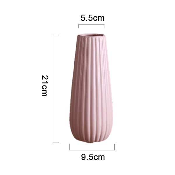Keramisk vas, modern heminredning porslinsvas blomstervas,