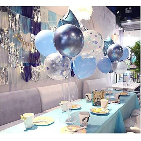 Ballongställ Kit, Perfekt för Födelsedag Baby Shower Examensfest Dekorationer, Enkel Montering inom Minuter för Fantastiska Ballongdisplayer