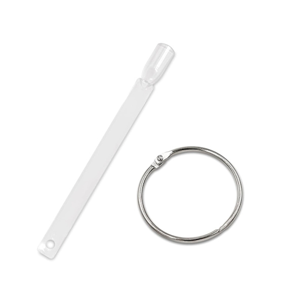 Pinkiou Nagelfärgdisplay klistrar Nagelfärg Hjulringmönster för Nagelfärggel Färgdisplay (transparent)