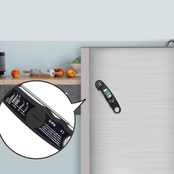 Digital kötttermometer för matlagning omedelbar avläsning kök