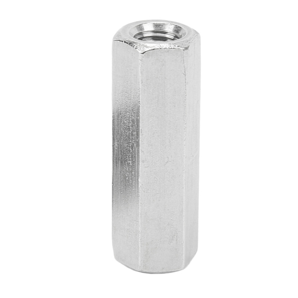 5 kpl Kuusiokoloinen Kytkentämutteri M12x1.75 L60mm 304 Ruostumaton Teräs Kuusiokoloinen Kytkentämutterit Kierteitetyn Tangon Liitin