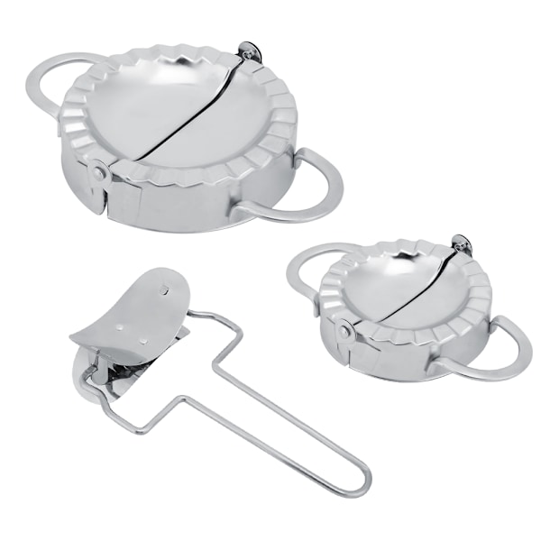 Dumpling Artisan Kit, Manuell Dumplingsform Lätt Att Använda Rostfritt Stål Livsmedelsgodkänd Degpress För Perfekt Förseglade Delikatesser, Slät Yta Lätt