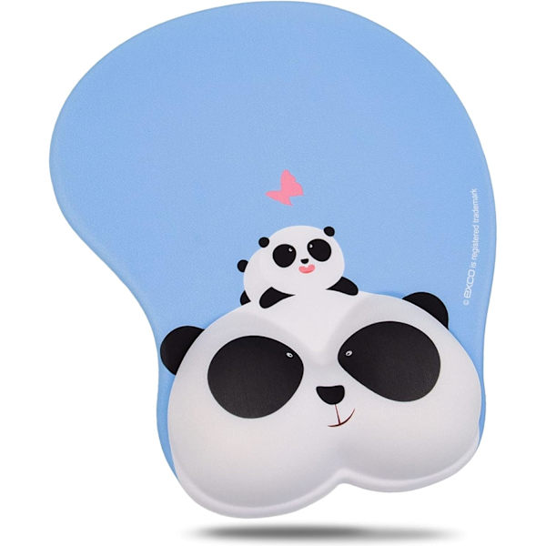 RIST Gel Håndledsstøtte Musemåtte Sød Panda Måtte