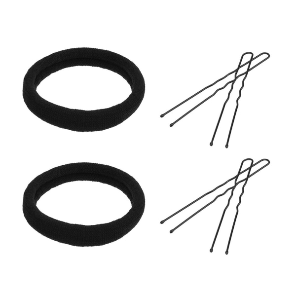 17 st Donut Hårbulle Maker Set, 3 st Hårbulle Maker,