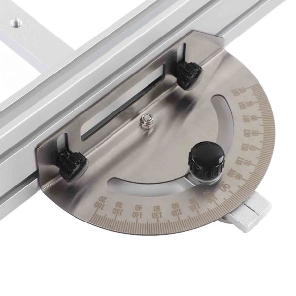 Bordssåg Miter Gauge System Hög Bevelningsnoggrannhet Låsningsmekanism Aluminiumlegering Precis Miter Gauge och Stängsel