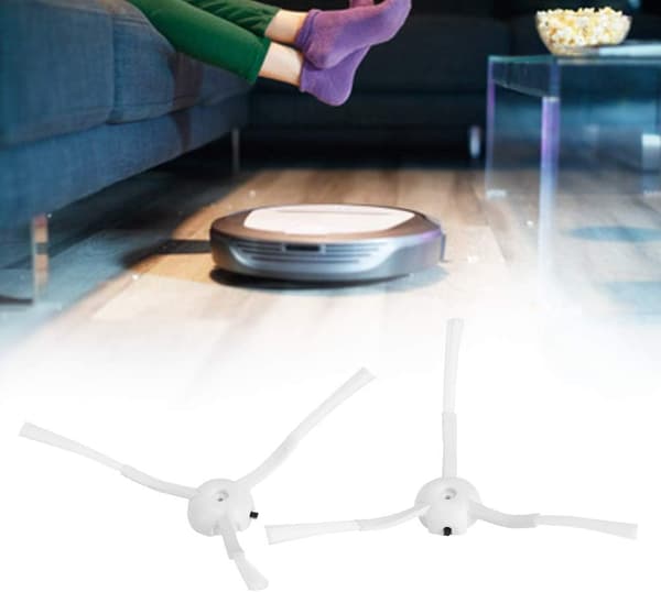 4 stk. sidebørste for støvsuger - Erstatning for sidebørste egnet for 360