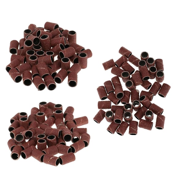 150-pack nagelkonst nagelklippare ersättnings slipband, slipband - Fint korn / Medium korn / Grovt korn per 50 stycken