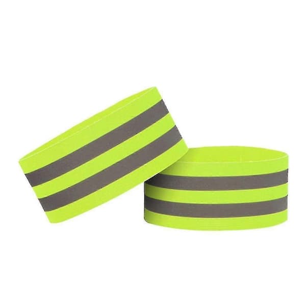 4 st reflexband med hög synlighet, högreflekterande bälte, reflexband för arm eller vrist-yyc B