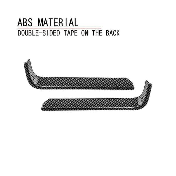 Bil Karbonfiber Dashbord Side Utløpsramme Deksel Trim For 2023 Abs