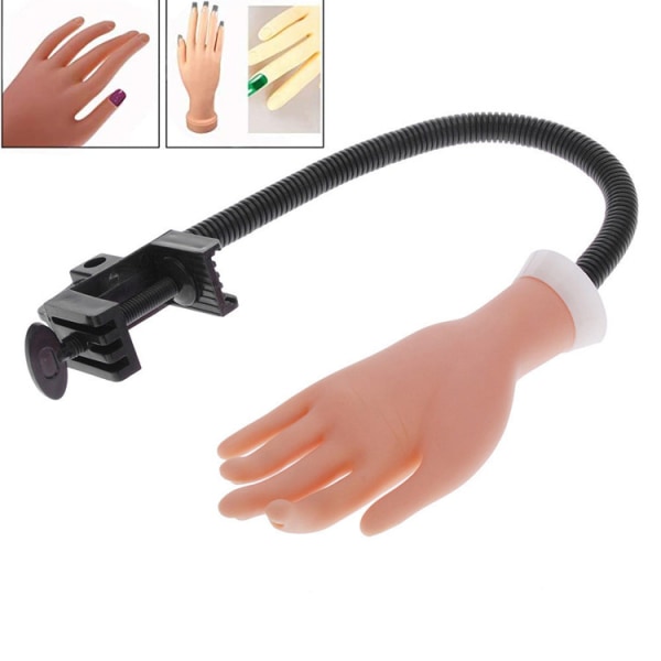 Nagelhand Praxis Modell, Praxis Hand Övningsfinger Modell för Manikyr
