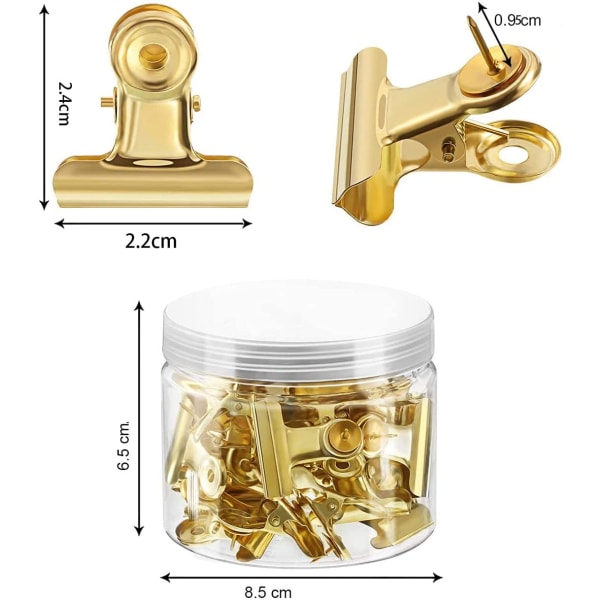 30 kpl Push Pins -kiinnikkeitä, Raskaat Kiinnikkeet Neuloilla, Luovat