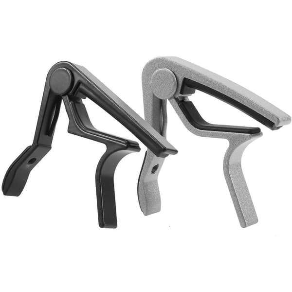 2 st Capo Gitarrtrigger för akustisk gitarr, elgitarr, ukulele, banjo, folkgitarr, instrument för elbas