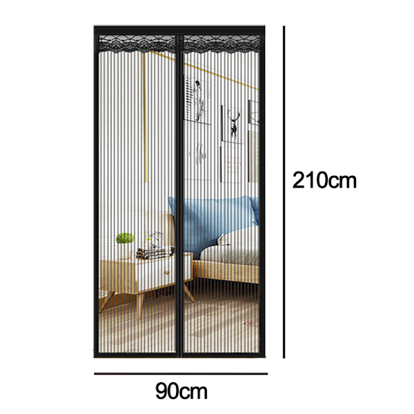 Magnetisk Dørskjerm Magnetisk Dørskjerm Mesh Gardin Kjæledyrvennlig