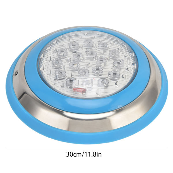 LED Simmebassinlys Under Vandlys AC12V RGB Høj Effekt 18-Tast Fjernbetjening Neddykkeligt Lys (18W-1800LM)